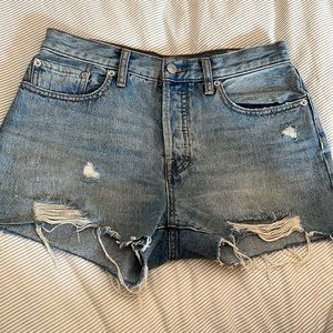Free People Denim Shorts